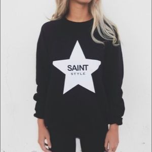 EllandEmm Saint Style Sweatshirt